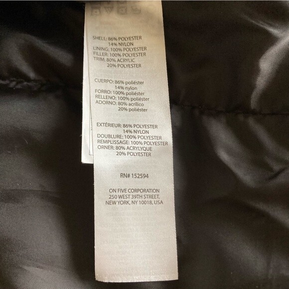 William Rast Men's Collared Navy and Gray Jacket Coat XL - Picture 13 of 14